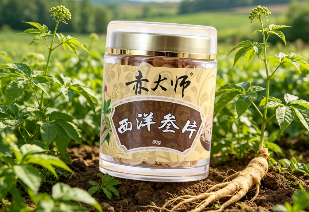 熬夜乏力气色差?赤大师长白山西洋参片,温和补气,全家日常轻滋补优选