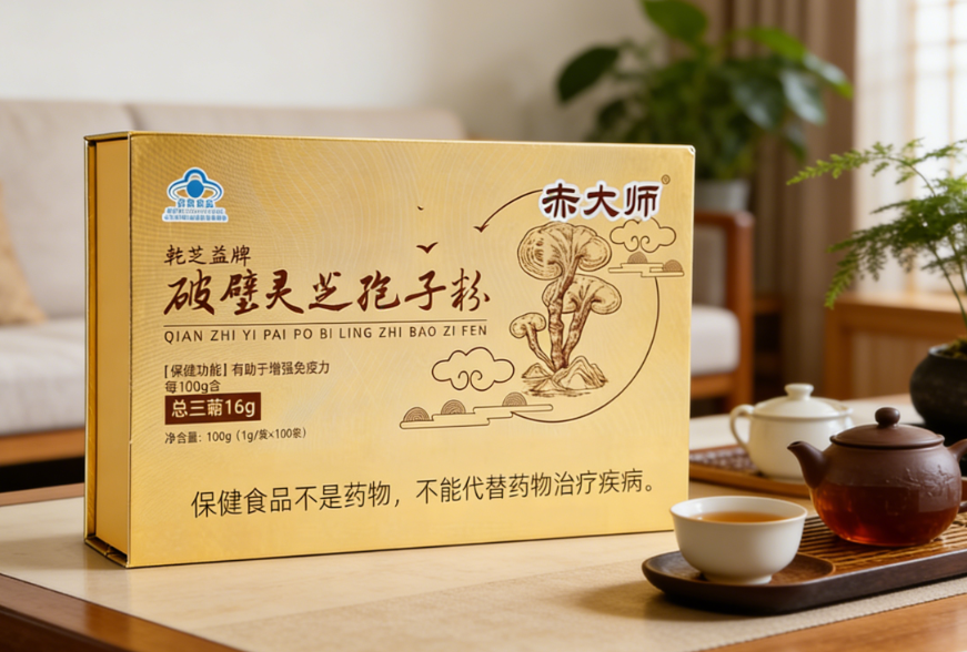 同样是孢子粉差距在哪？赤大师有机破壁灵芝孢子粉，源头有机种植，品质看得见